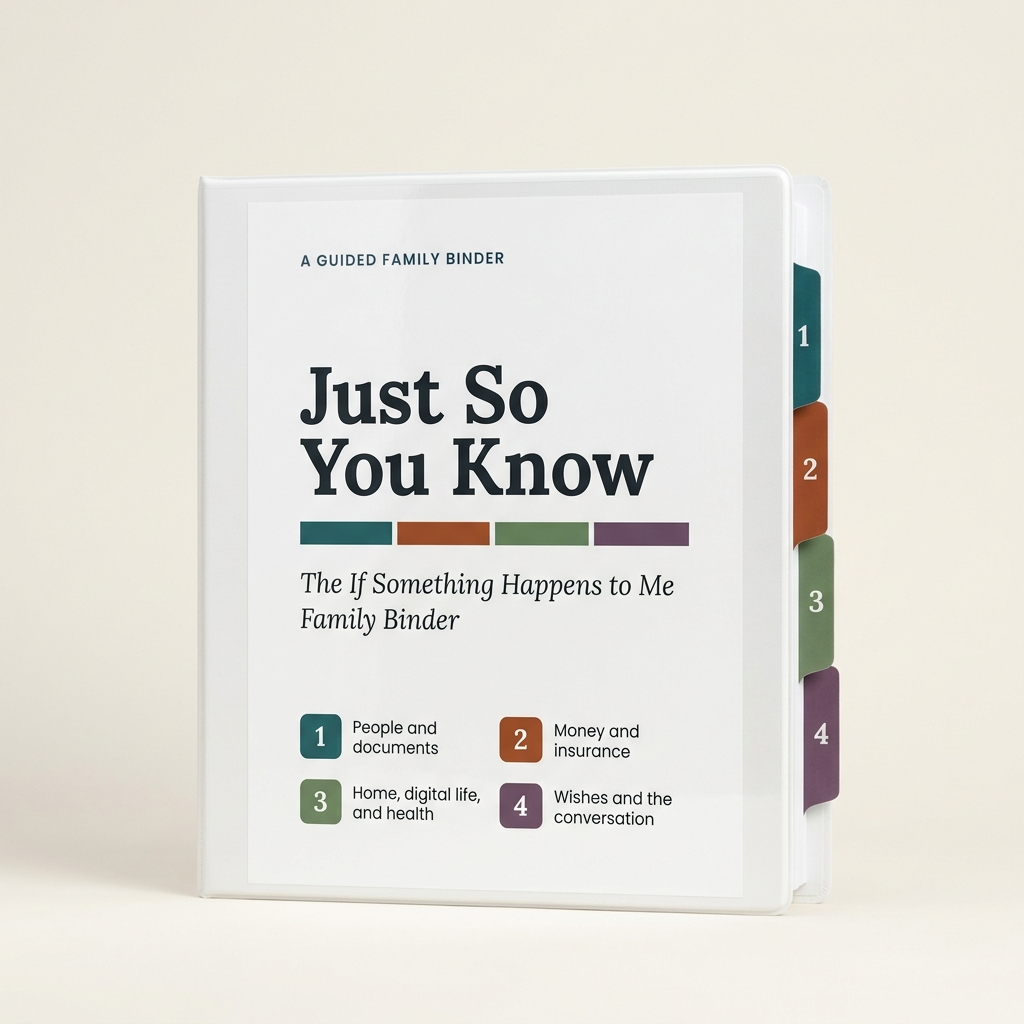Just So You Know Binder [Digital Download]