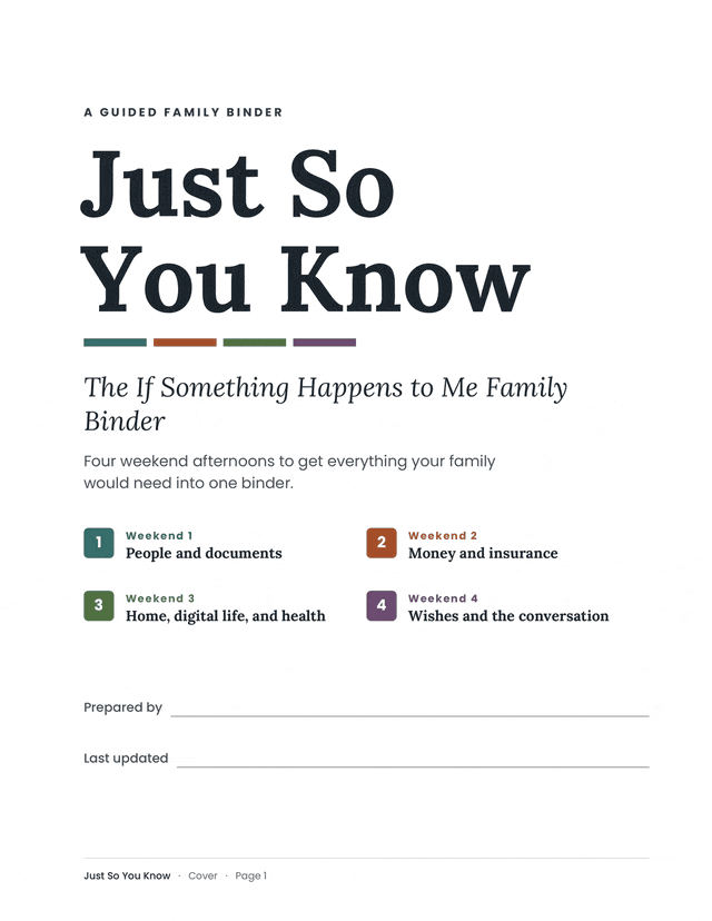 Just So You Know Binder [Digital]