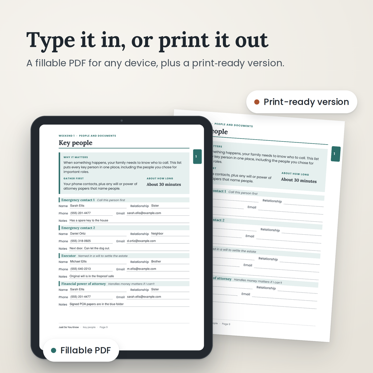 Just So You Know Binder [Digital Download]
